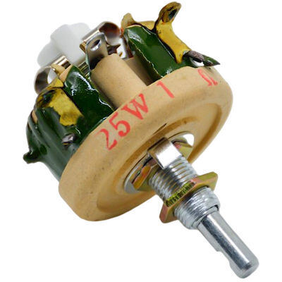 Ποιότητα Μεγάλη ισχύς Wirewound Potentiometer περιστρεφόμενος ρεοστατικός δίσκος κεραμικός μεταβλητός αντίσταση 25W 50W BC1 εργοστάσιο