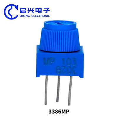 3386P-1-103 10K 1k 2k 5k 10k 20k 0.5W 1/2W PC Πίνες μέσω τρύπας Trimmer Ποντικομετρητής Cermet 1 Turn Top Ρυθμίσεις