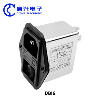 DAP3 1-20A PCB Mount 5 Pin EMI Power Filter Μία φάση διπολικό φίλτρο EMI