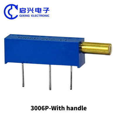 Μεταλλικό γυαλί 7mm Trimmer Potentiometers 10k 3006P Πολλαπλές στροφές Ρυθμιστή ακρίβεια