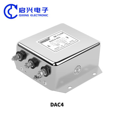 Τρεις φάσεις Τρεις γραμμές φίλτρο EMI φίλτρο DAC4 30A 60A emi φίλτρο ισχύος 100amp 380V