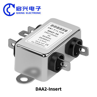 DAA2 Εισάγετε φίλτρο EMI μονής φάσης 220V 3A 6A 10A 50/60Hz