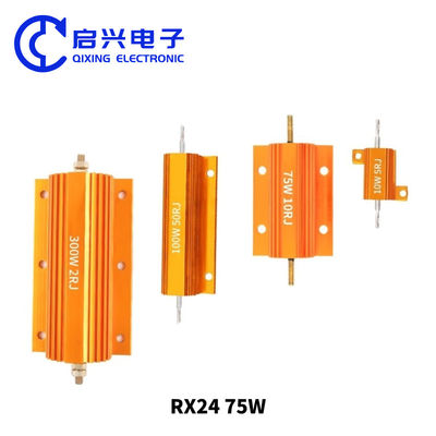Υψηλής ισχύος Wirewound αντίσταση 250W με χρυσό αλουμίνιο κέλυφος