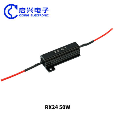RXG24 Μαύρο Αλουμινένιο Κέλυφος 50W Αντίσταση πέδησης με συρματόπλεγμα