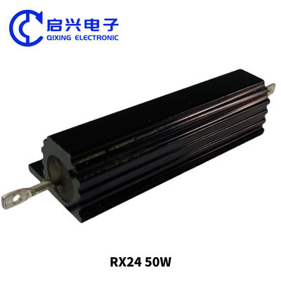 RX24 Μαύρο αλουμινένιο περίβλημα 50W Wire Wound Brake Resistor