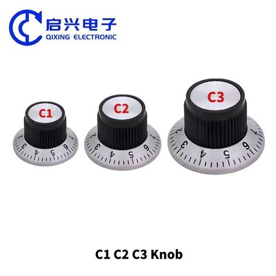 Κουμπί δυνατομέτρου 6 mm C1/C2/C3 Κουμπί κιθάρας βακελίτη