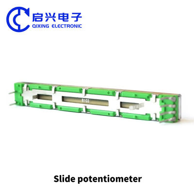60mm Potentiometer γραμμικό Potentiometer 75mm Μικρατήρα Fader B10K διπλό ίσιο Potentiometer