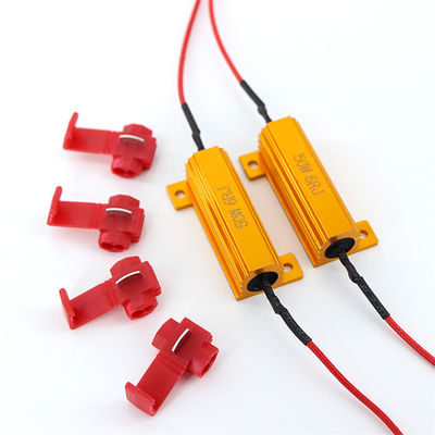 RX24 50w 6RJ Αντίσταση LED αυτοκινήτου 6 Ωμ Αντίσταση φόρτωσης ισχύος υψηλής τάσης