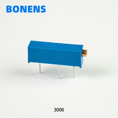 Μεταλλικό γυαλί 7mm Trimmer Potentiometers 10k 3006P Πολλαπλές στροφές Ρυθμιστή ακρίβεια