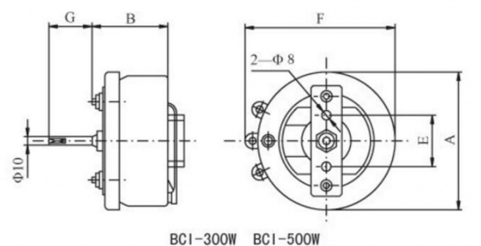 Μεγάλη ισχύς Wirewound Potentiometer περιστρεφόμενος ρεοστατικός δίσκος κεραμικός μεταβλητός αντίσταση 25W 50W BC1-50W BC1 5