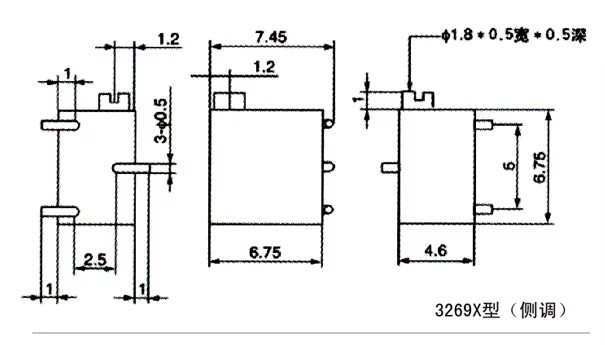 Προσαρμόσιμα 1K OHM 0.25W 3269P Τρίμερ Ποντικομέτρα για ακριβή έλεγχο αντίστασης 14