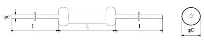 RX21 Πράσινη μπογιά υψηλής ακρίβειας σταθερή ισχύς τσιμέντο Wirewound αντίσταση 0,5W 1W 2W 3W 4W 5W 6W 8W 10W 12W 3