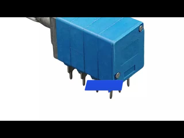9mm 4 gang 12pin δυνατομετρητή LED με χαμηλή ακτινοβολία περιστροφικό δυνατομετρητή