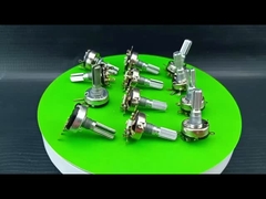 RV17 Φόρμα άνθρακα 3-Pin 17mm περιστρεφόμενο δυνατομετρητή B10K B50K B100K B500K Ωμ για ραδιόφωνο