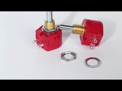 WX118 Καρβονικό φιλμ Wirewound Potentiometer Μία στροφή 1K 2K 5K