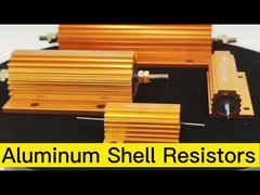 αντίσταση με καλώδιο σε κέλυφος από χρυσό αλουμίνιο