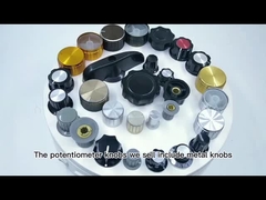 Μαύρο Ασημένιο Χρυσό Ποντικομέτρος ενισχυτής προενισχυτής ήχου στερεοφωνικό Αντικατάσταση κουμπιού ελέγχου όγκου