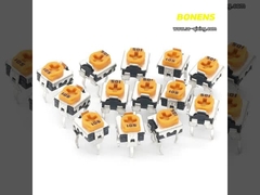 RM063 κίτρινο ποτενσιόμετρο τριμερ άνθρακα μονής στροφής 500 ohm 1k 5K 50K